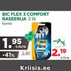 Allahindlus - BIC FLEX 3 COMFORT
RASEERIJA 3 tk