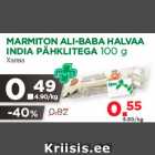 Allahindlus - MARMITON ALI-BABA HALVAA
INDIA PÄHKLITEGA 100 g