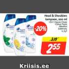 Allahindlus - Head & Shoulders
šampoon, 200 ml