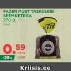 Allahindlus - FAZER MUST TASKULEIB SEEMNETEGA 270 g