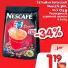 Lahustuv kohvijook
Nescafe 3in1


