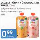 SALVEST PÕNN 4K ÖKOLOOGILINE PÜREE 100 G