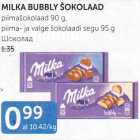 MILKA BUBBLY ŠOKOLAAD