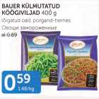 BAUER KÜLMUTATUD KÖÖGIVILJAD 400 G