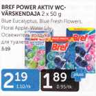 BREF POWER AKTIV WC- VÄRSKENDAJA 2 x 50 g