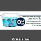 Allahindlus - Närimiskummi maitsega
jäätis RH Foods;

100 g