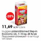 Mähkmed - Huggies püksmähkmed Step-in
Economy (4), 7–15 kg, 48 tk/pk