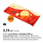 Allahindlus - E-Piim juust Edam, viilutatud 500 g