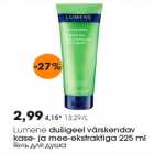 Allahindlus - Lumene dušigeel värskendav
kase- ja mee-ekstraktiga 225 ml