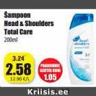 Allahindlus - Šampoon
Head & Shoulders
Total Care
200ml