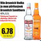 Allahindlus - Viin Arsenich Vodka
ja muu piiritusjook
Arsenitch Sandthorn