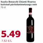 Allahindlus - Itaalia Bonacchi Chianti Riserva
kaitstud päritolunimetusega vein
75 cl