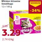 Allahindlus - Whiskas kiisueine
linnulihaga