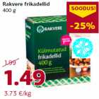 Allahindlus - Rakvere frikadellid
400 g