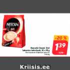 Allahindlus - Nescafe Classic 3in1
lahustuv kohvijook, 10 x 18 g