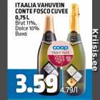 Allahindlus - ITAALIA VAHUVEIN CONTE EOSCO CUVEE 0,75 L