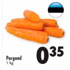 Allahindlus - Porgand
1 kg