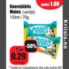 Allahindlus - Koorejäätis
Maius (vanilje) 130ml / 70g