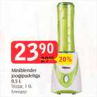 Allahindlus - Miniblender joogipudeliga 0,5 l