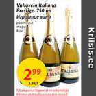 Allahindlus - Vahuvein Italiana Prestige, 750 ml