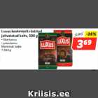 Allahindlus - Luxus keskmiselt röstitud
jahvatatud kohv, 500 g