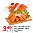 Allahindlus - Maks & Moorits maitselt
mahe grillvorst, 900 g