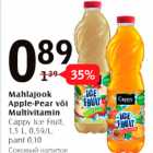 Mahlajook Apple-Pear või Multivitamin