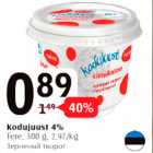 Kodujuust 4%