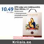 Allahindlus - KPN valge vein Liebfraumilch, Peter Mertes, 3 l