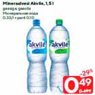 Mineraalvesi Akvile, 1,5 l

