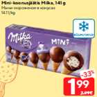 Mini-koonusjäätis Milka, 141 g
