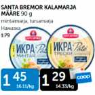 SANTA BREMOR KALAMARJA MÄÄRE 90 g