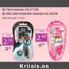 Allahindlus - Bic Flex4 raseerija 3 tk, Bic Miss Soleil ühekordne raseerija 4 tk