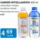 Allahindlus - GARNIER MITSELLARVESI 400 ml