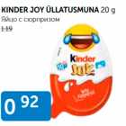 KINDER JOY ÜLLATUSMUNA 20 g