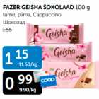 FAZER GEISHA ŠOKOLAAD 100 g