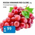 ROOSA VIINAMARI RED GLOBE, kg