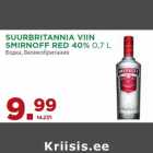 Allahindlus - SUURBRITANNIA VIIN
SMIRNOFF RED