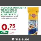 Allahindlus - PEDIGREE DENTASTIX
NÄRIMISPULK
KESKMISTELE
KOERTELE