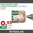 Allahindlus - EESTI PAGAR TUME
CIABATTA KUKKEL