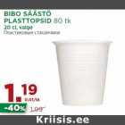 Allahindlus - BIBO SÄÄSTÖ
PLASTTOPSID 