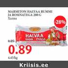 Allahindlus - MARMITON HALVAA RUMMI
JA ROSINATEGA 200 G