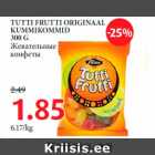 TUTTI FRUTTI ORIGINAAL
KUMMIKOMMID
300 G