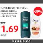 Allahindlus - DOVE DUŠIGEEL 250 ML