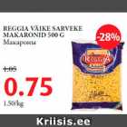 Allahindlus - REGGIA VÄIKE SARVEKE
MAKARONID 500 G