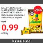 KALEV ANANASSIMAITSELISED
VAHVLIKOMPVEKID
150 G