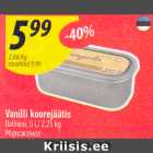 Vanilli koorejäätis