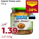 Allahindlus - Salvest Toome salat
520 g