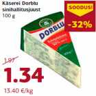 Allahindlus - Käserei Dorblu
sinihallitusjuust
100 g