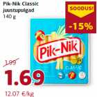 Allahindlus - Pik-Nik Classic
juustupulgad
140 g